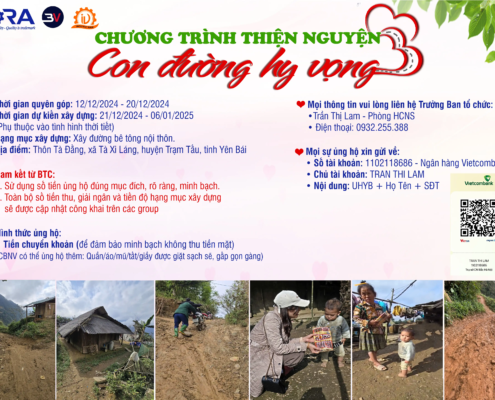 THƯ NGỎ CHƯƠNG TRÌNH THIỆN NGUYỆN NĂM 2024