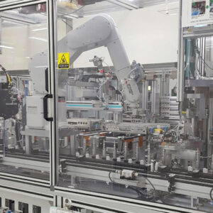 MÁY LẮP RÁP LINH KIỆN ĐIỆN TỬ TỰ ĐỘNG TÍCH HỢP ROBOT