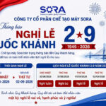 Lịch nghỉ lễ 2/9/2026